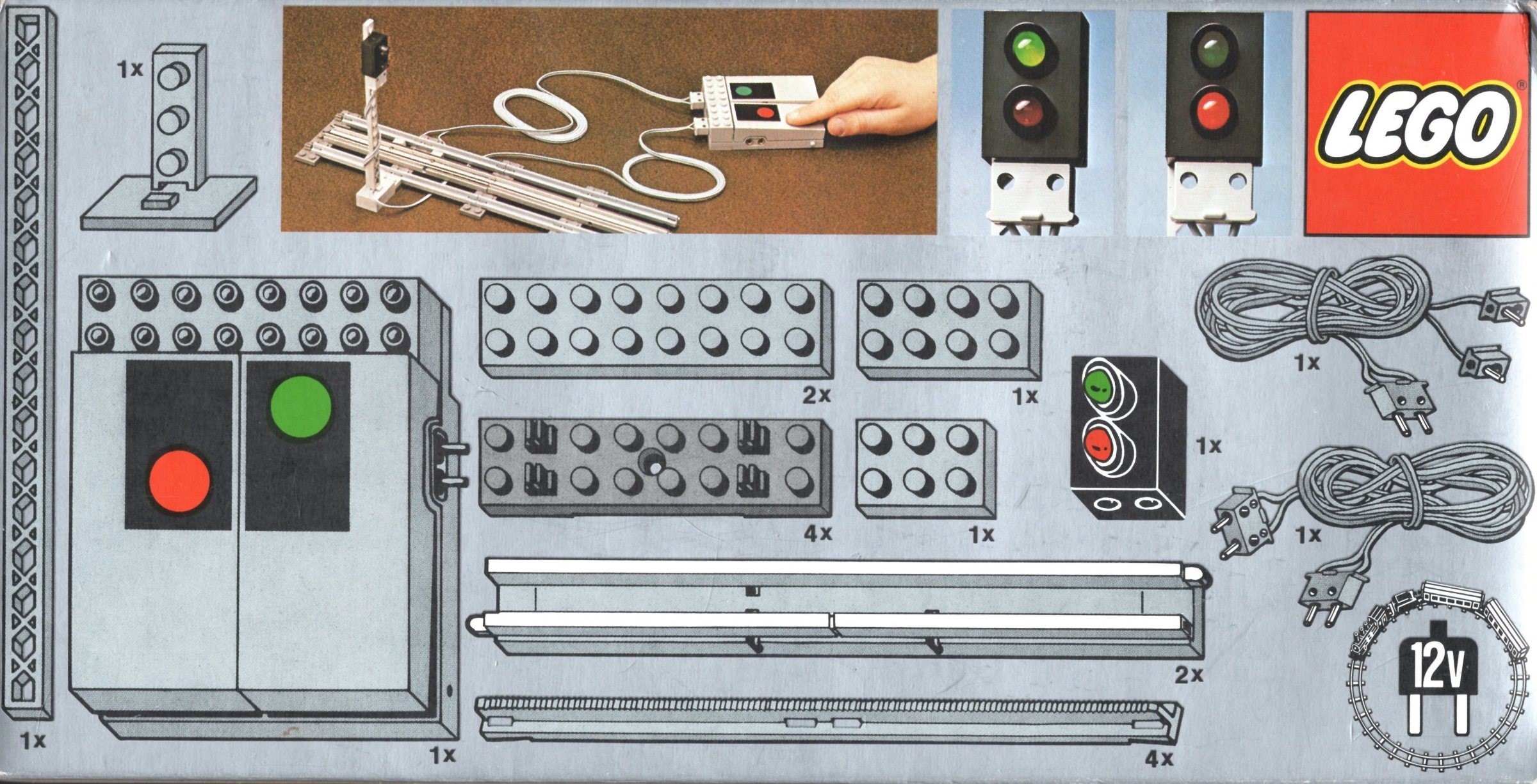 LEGO Remote Controlled Signal 12v set 7860